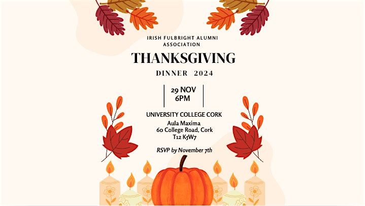 Irish Fulbright Alumni Association Thanksgiving Dinner