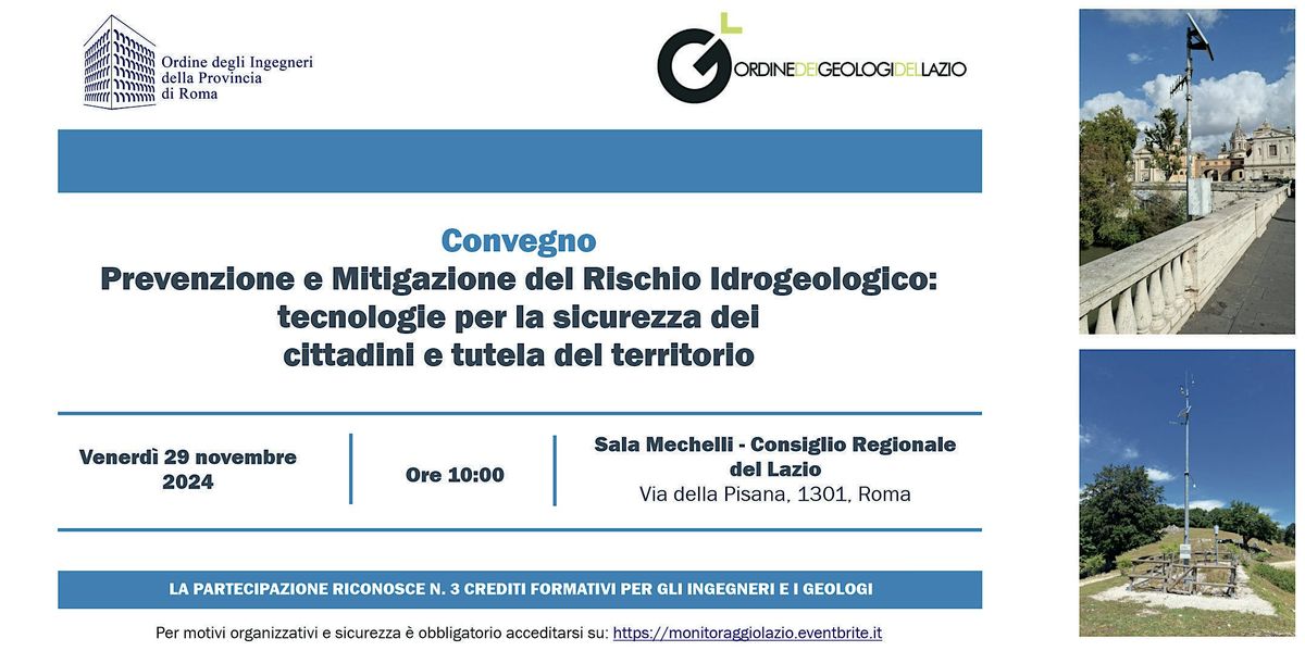 Prevenzione e mitigazione del rischio idrogeologico