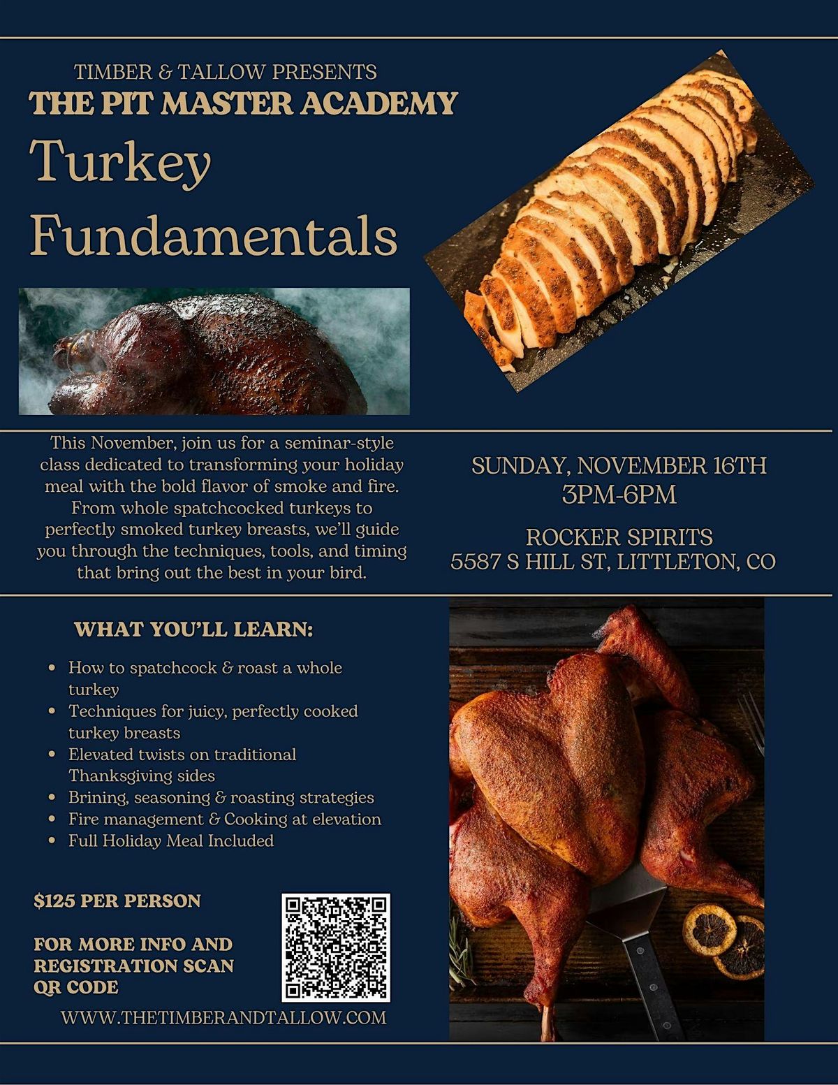 Timber & Tallow Presents The Pit Master Academy: Turkey Fundamentals