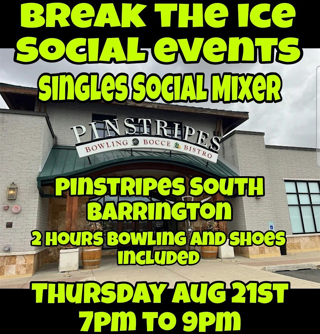 Singles Social Mixer South Barrington Pinstripes