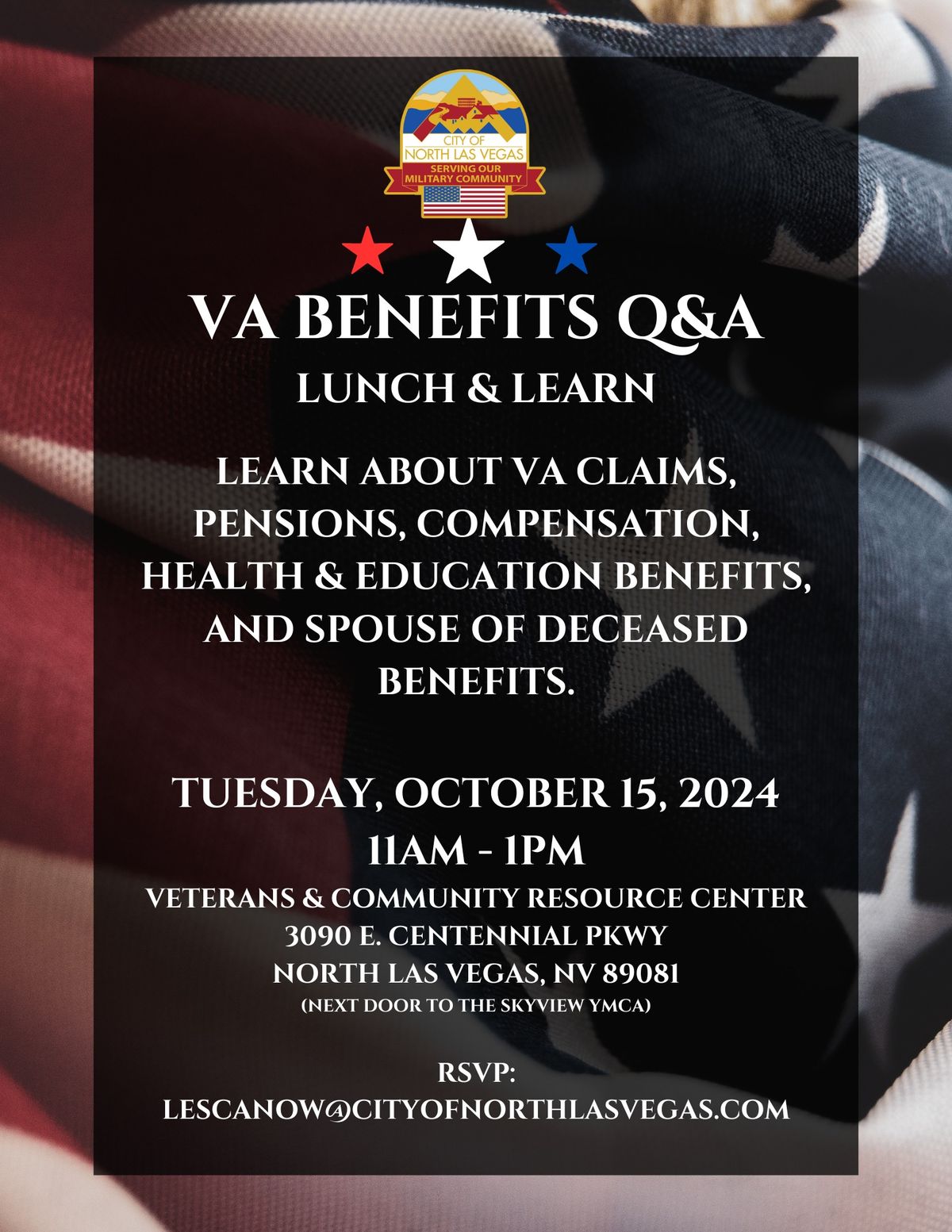 VA Benefits Q&A Lunch & Learn