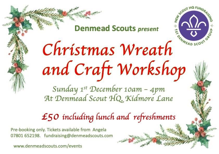 Christmas wreath and craft workshop