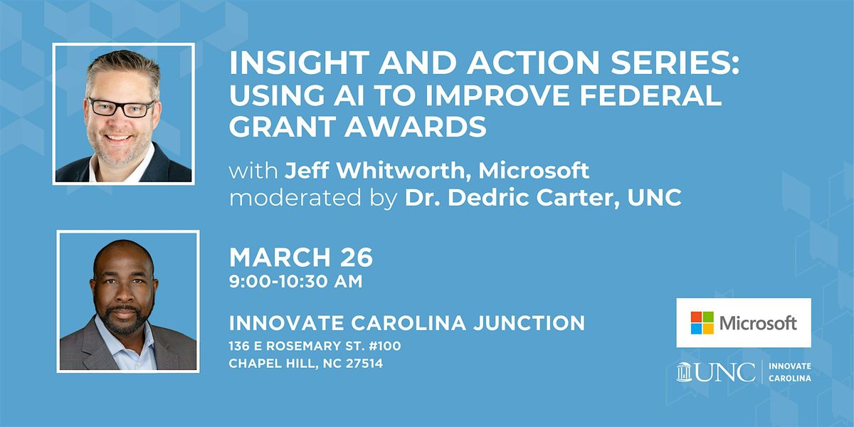 Insight and Action Series: Using AI to Improve Federal Grant Awards