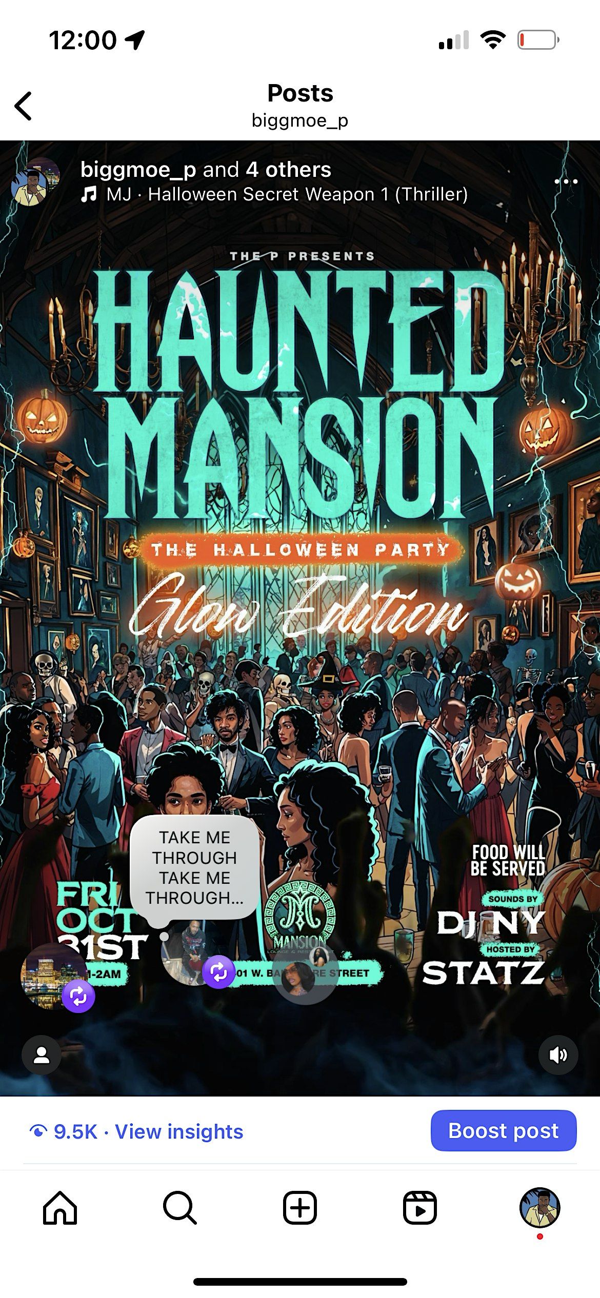 Haunted Mansion Halloween party
