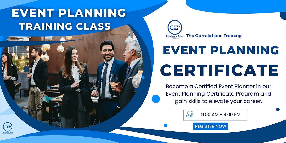 Event Planning Certificate in Boston, February 22, 2025