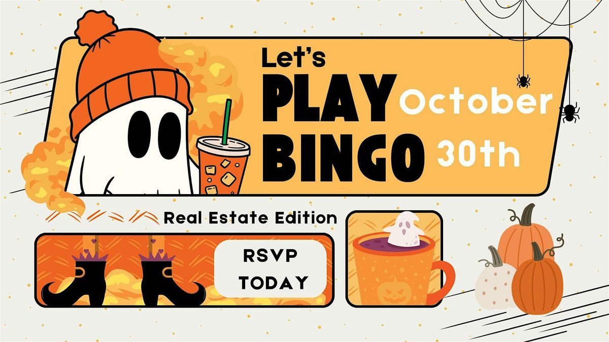 Let's Play Bingo! Halloween Real Estate Edition