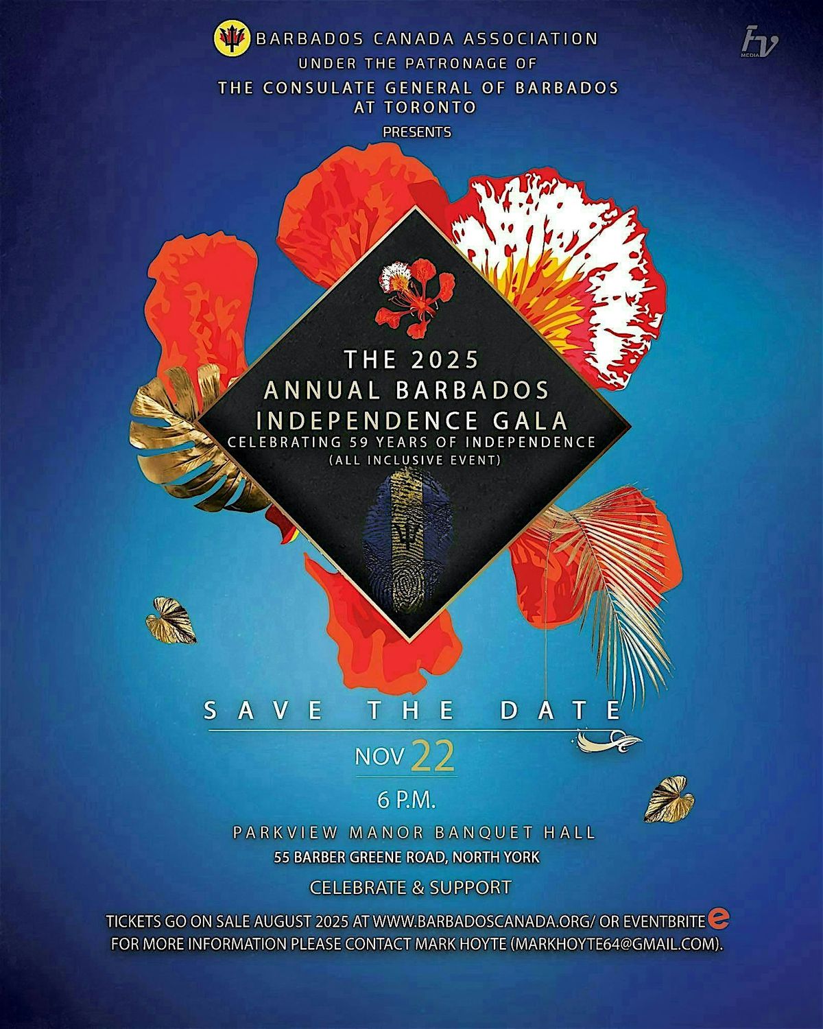 2025 Barbados Independence Gala Toronto (All-Inclusive)