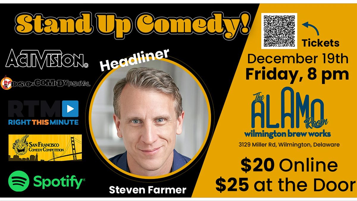 Live Comedy Night! Steven Farmer in Wilmington DE