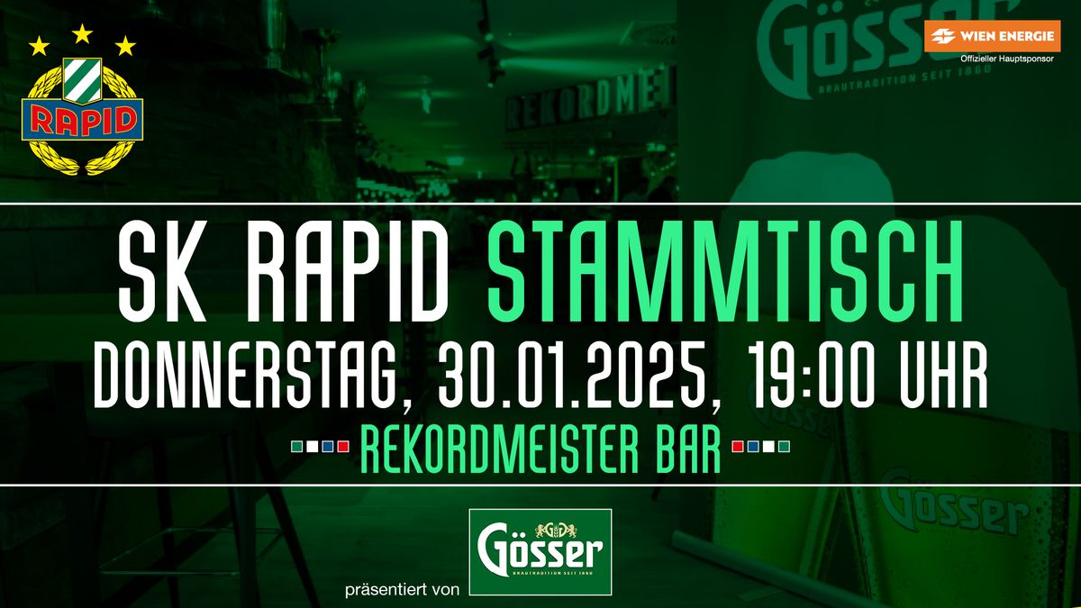 SK Rapid Stammtisch im J\u00e4nner