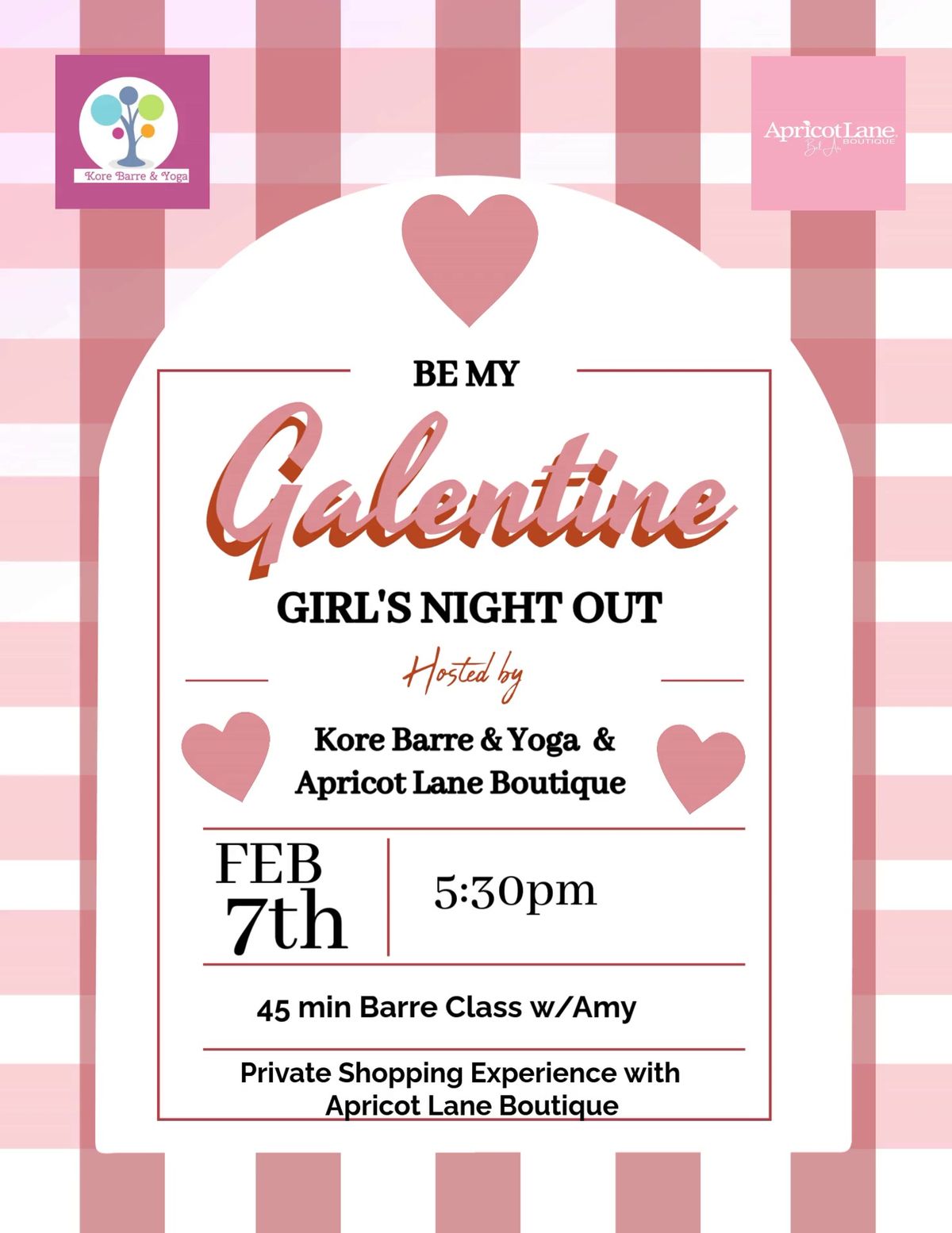 Galentine Barre & Boutique w\/Apricot Lane 