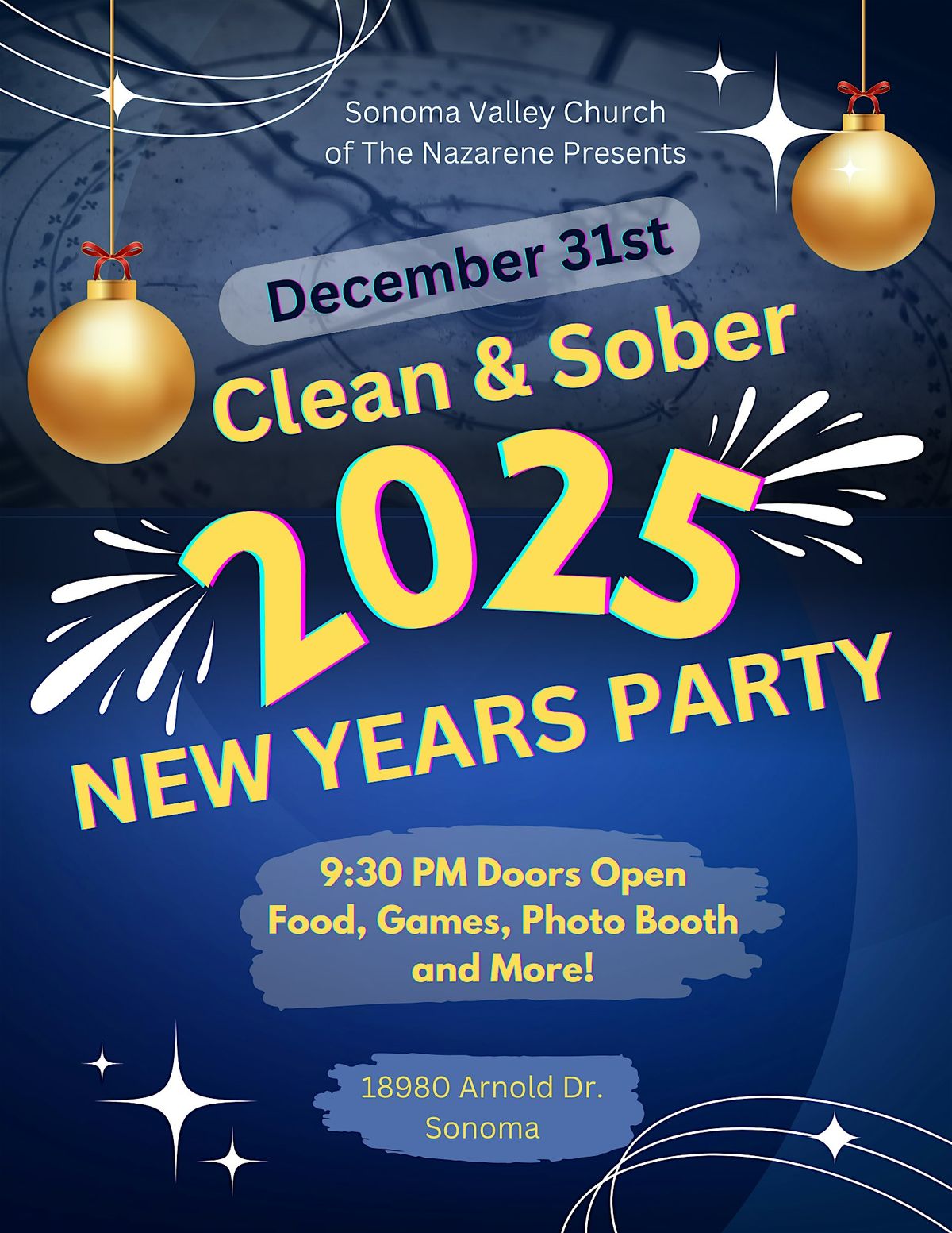 Clean & Sober New Year's Eve 2025