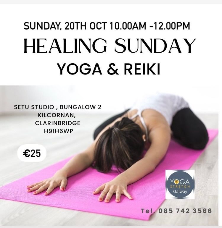 HEALING SUNDAY. Yoga & Reiki Energy Healing. 