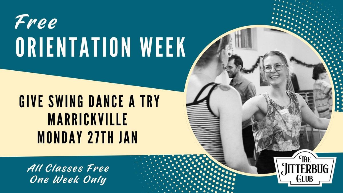 Free Orientation Week - Marrickville Swing \/ Lindy Hop