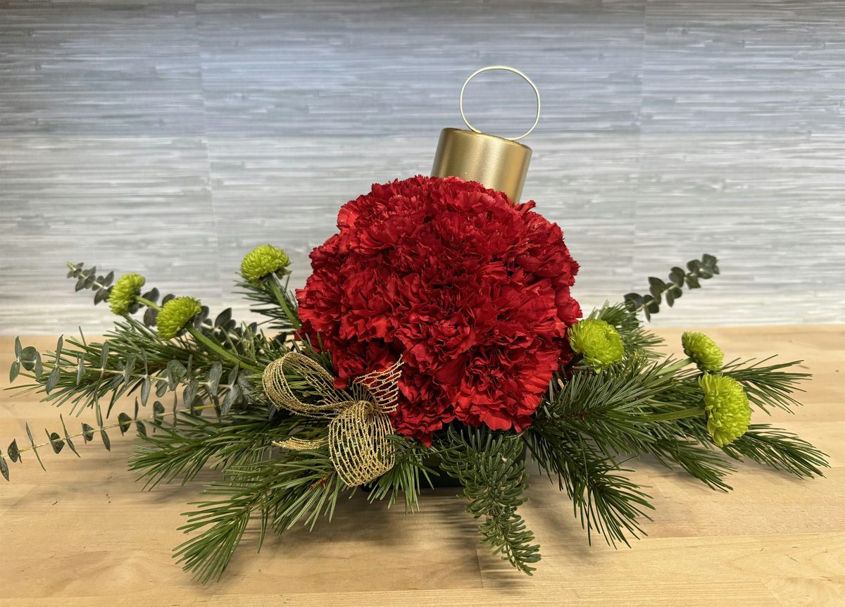 Floral Christmas Ornament Class