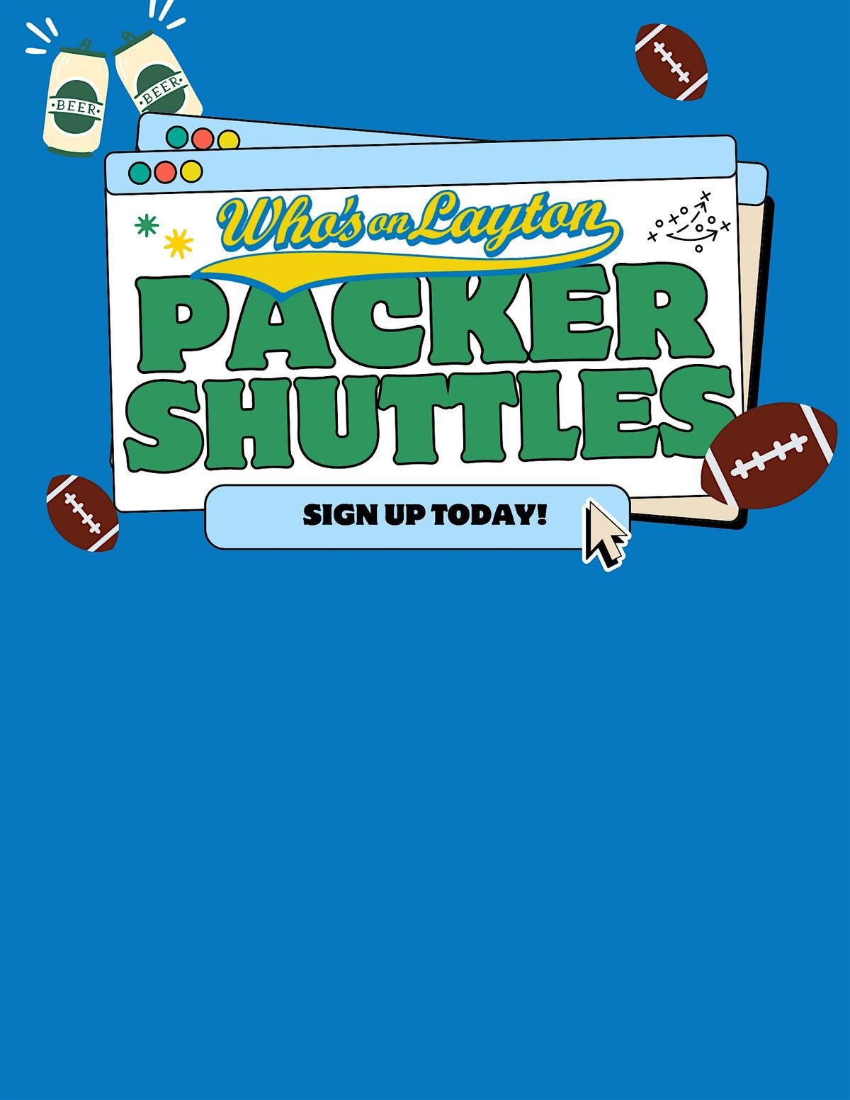Packers Vs Bears VIP Tailgate Bus Who's on Layton