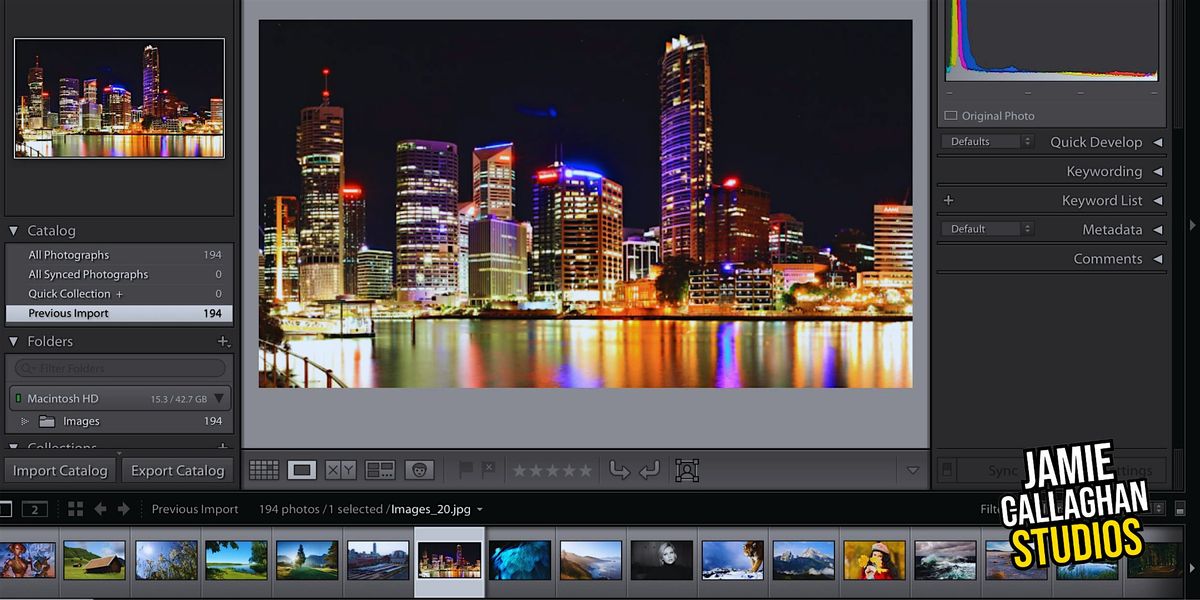 Photo Editing Using Adobe Lightroom Workshop\/Tutorial