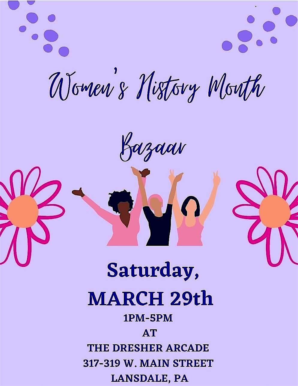 Women's History Month Bazaar