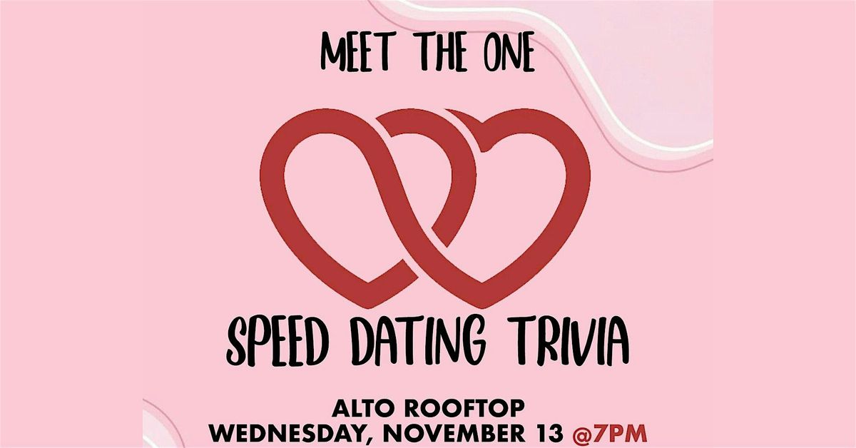 Trivia Night: Meet the One Speed Dating Trivia