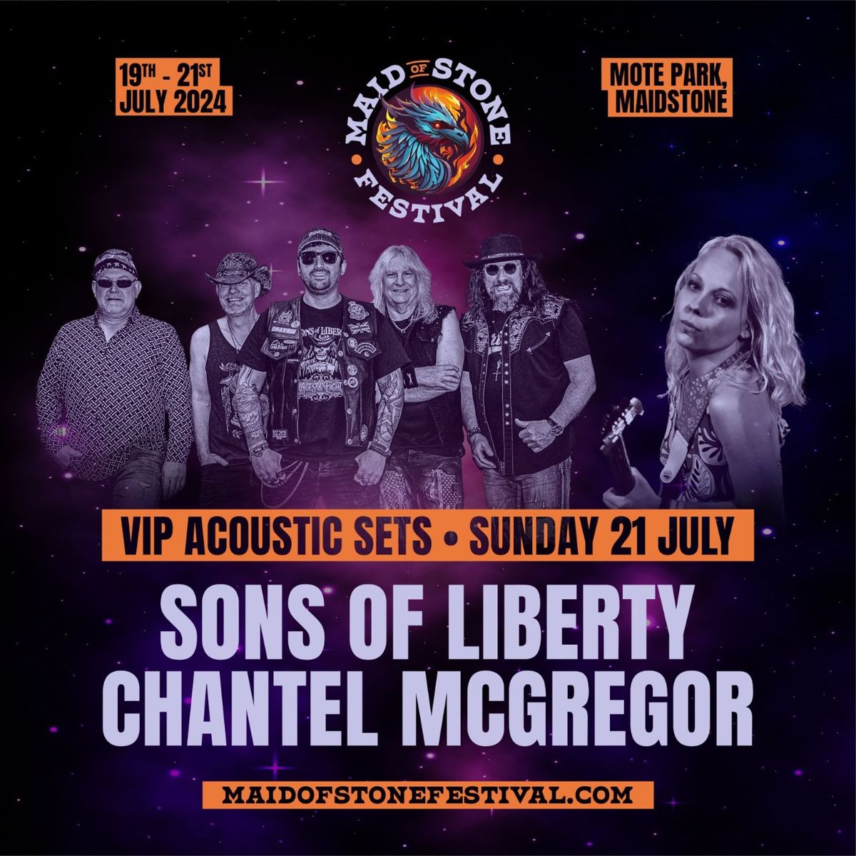 Sons of Liberty and Chantel McGregor Acoustic VIP at Maid of Stone