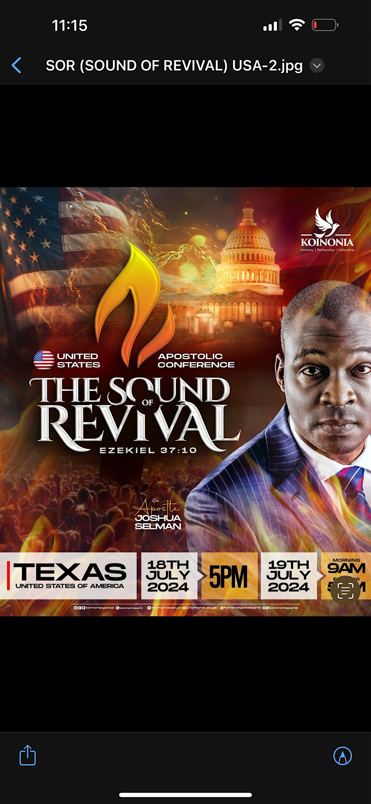 KOINONIA USA - Sound of Revival  New York