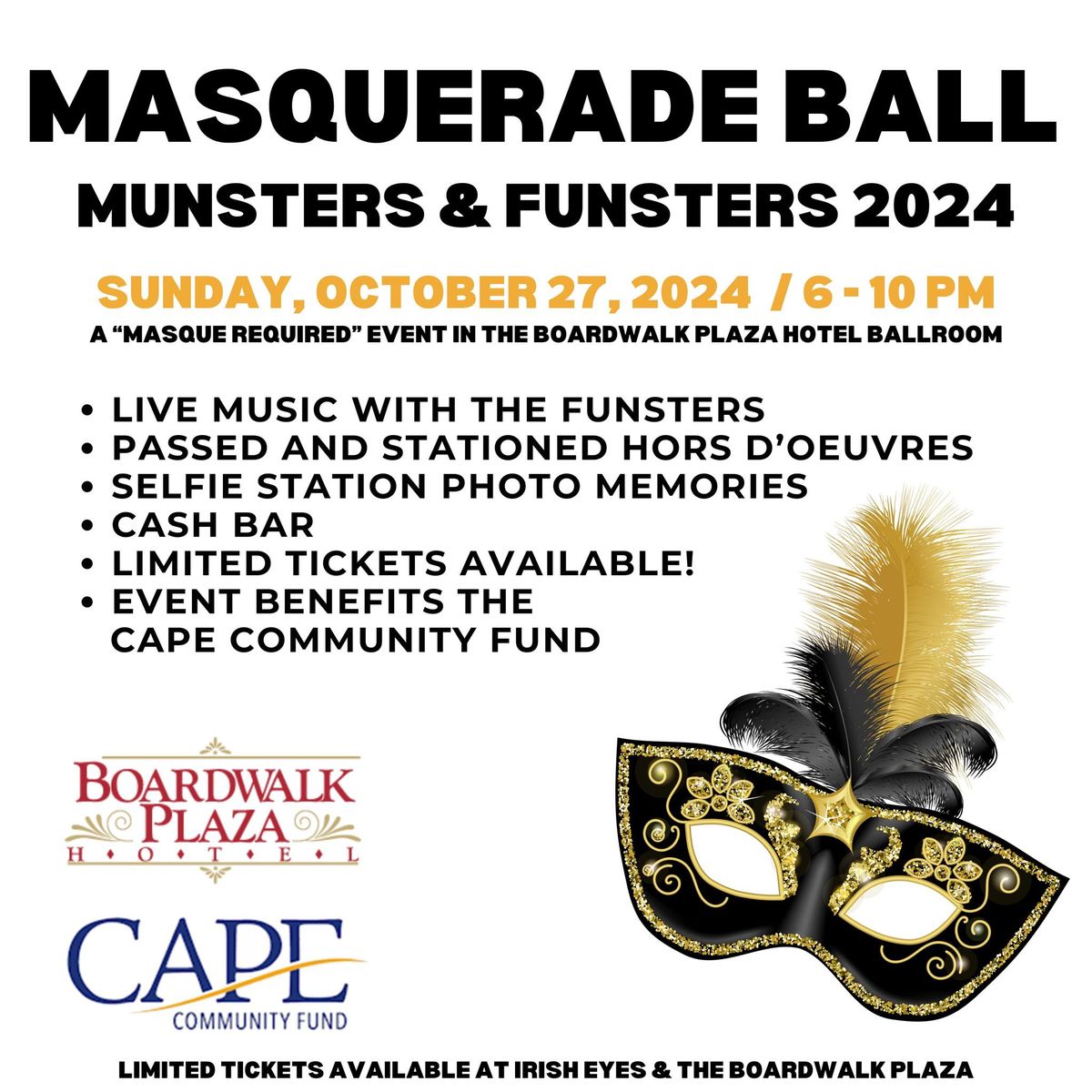 Masquerade Ball - Munsters & Funsters 2024