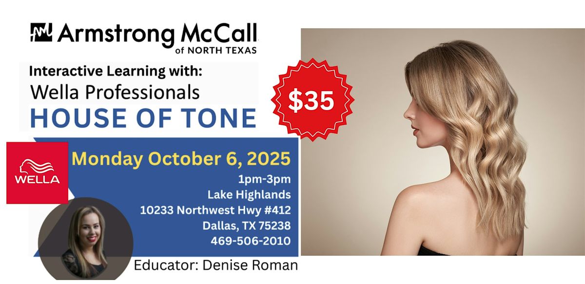 Wella Professional Toning Class