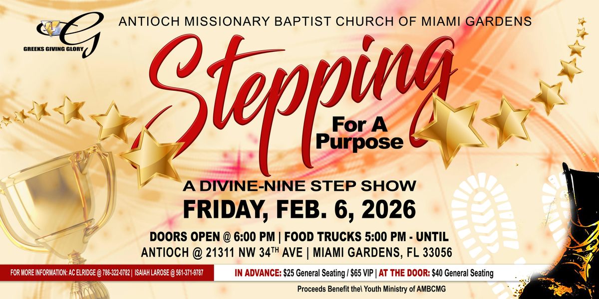 2026 Stepping for a Purpose Step Show