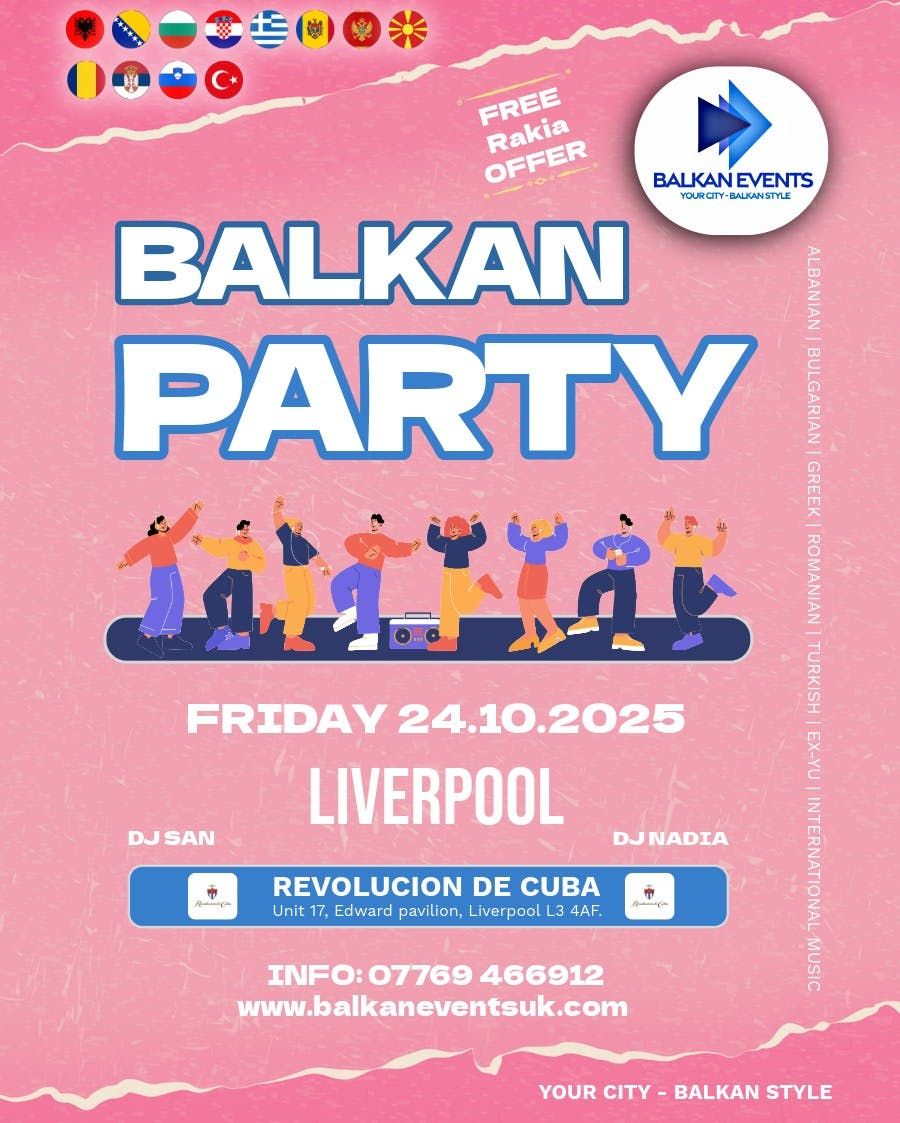 BALKAN Party LIVERPOOL - Autumn Celebrations