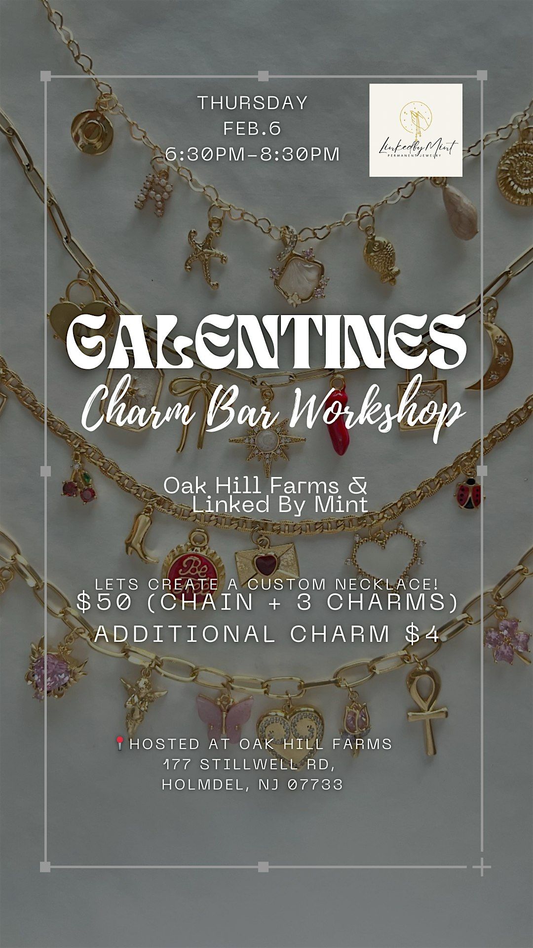 Galentines Charm Bar Workshop