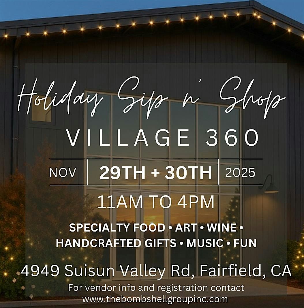 Holiday Sip n\u2019 Shop at Village 360