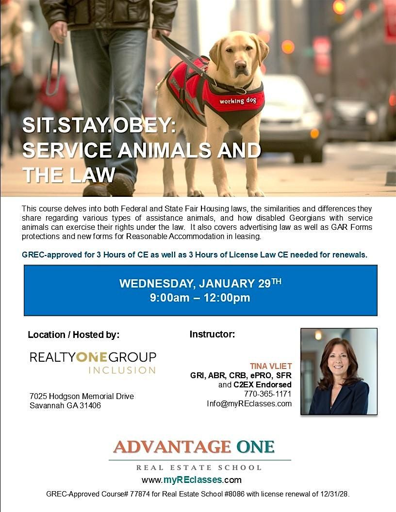 Service Animals and the Law