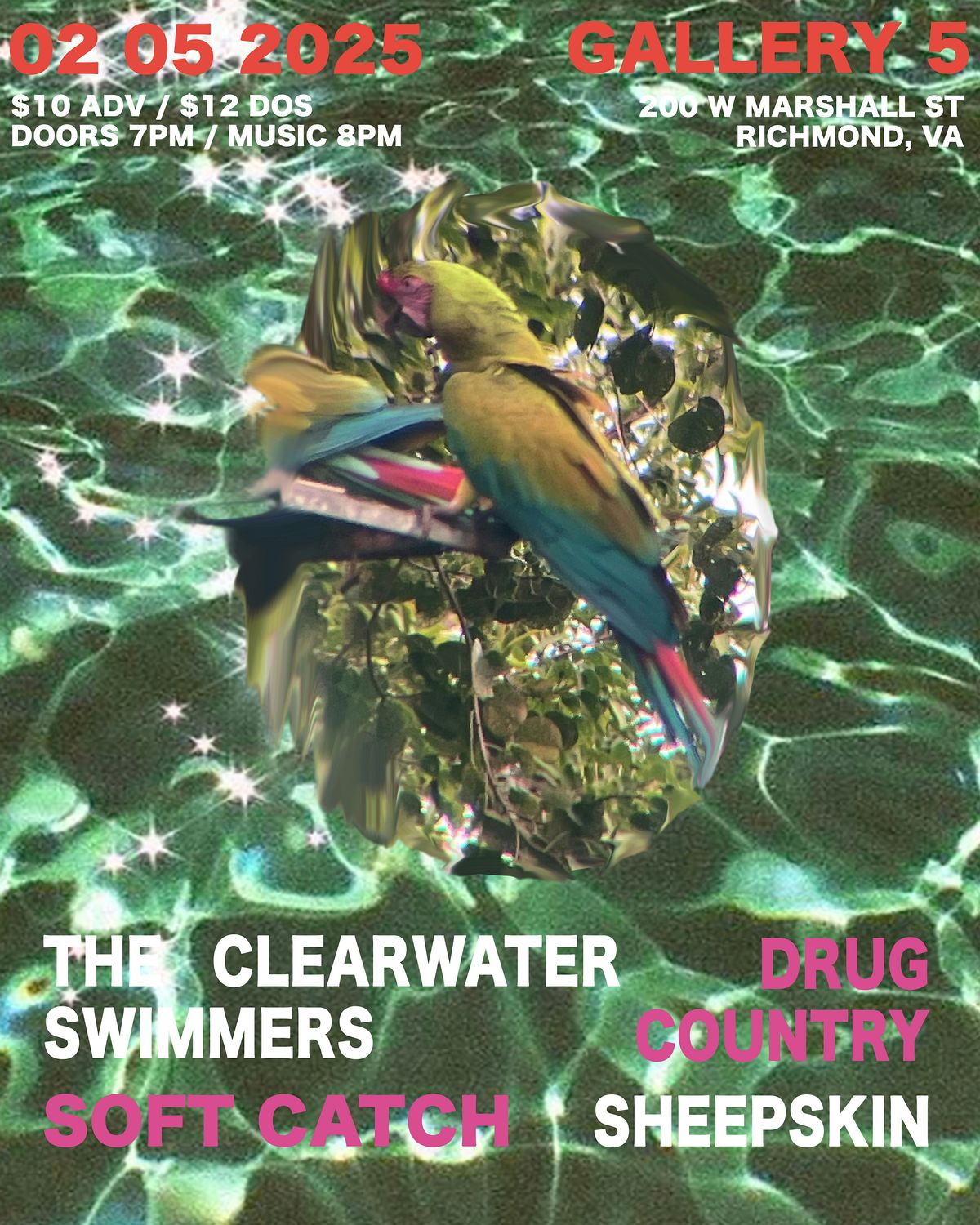 Drug Country \/ Sheepskin (VT) \/ The Clearwater Swimmers (NY) \/ Soft Catch