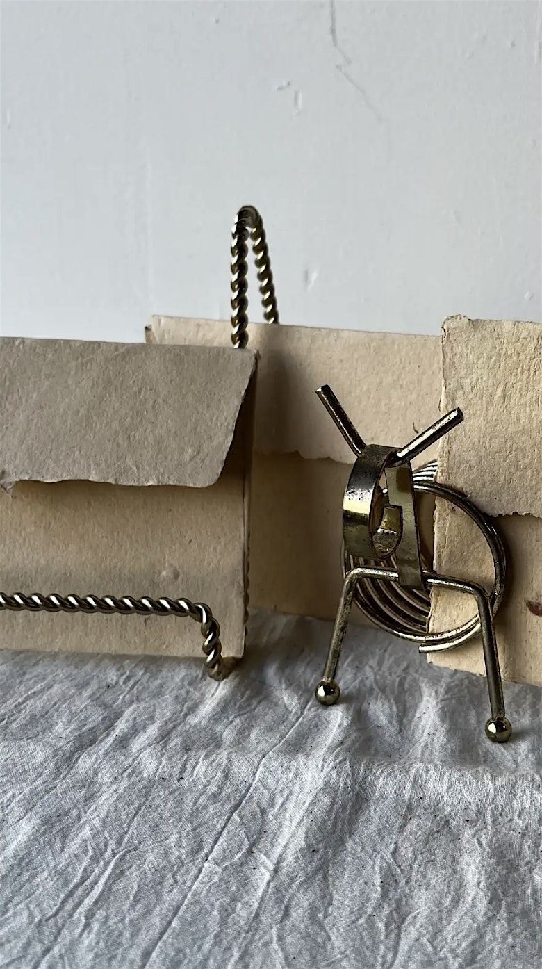 Workshop: Collage Greeting Cards with Homespun & Green