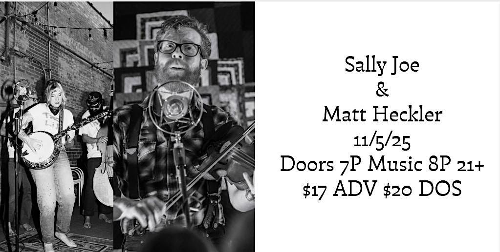 Sally Joe + Matt Heckler Live At Monk\u2019s