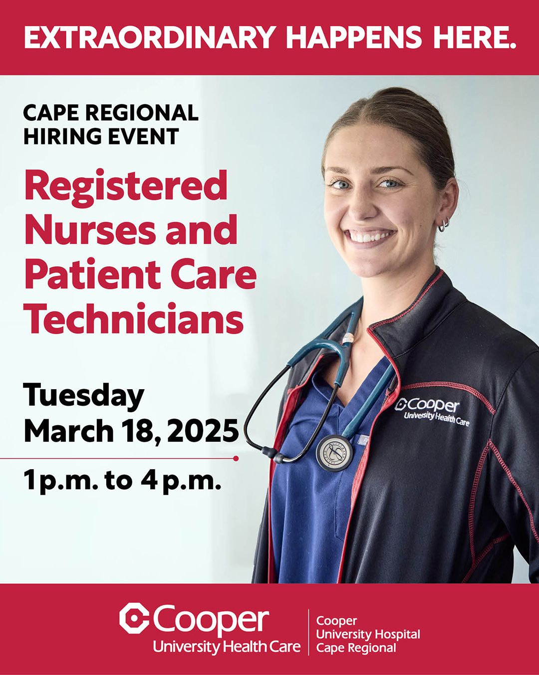 Registered Nurse and Patient Care Technician Hiring Event