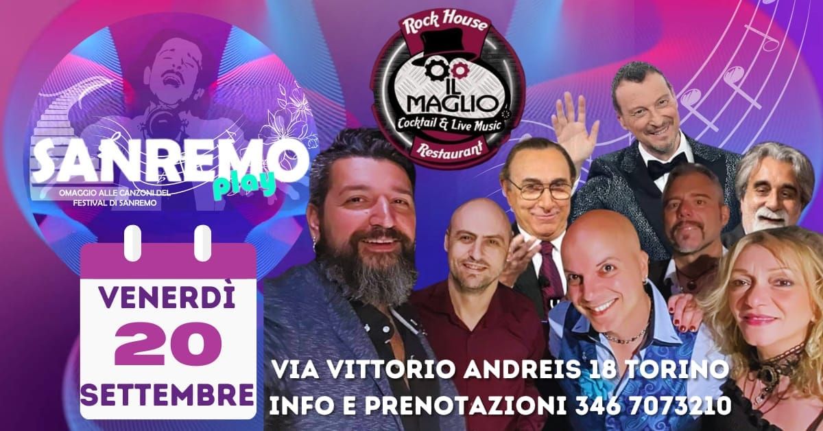 Sanremo Play live Maglio 