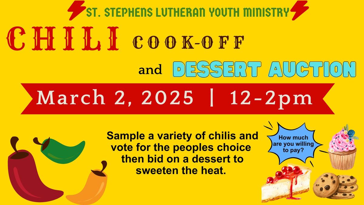 2025 Chili Cookoff & Dessert Auction