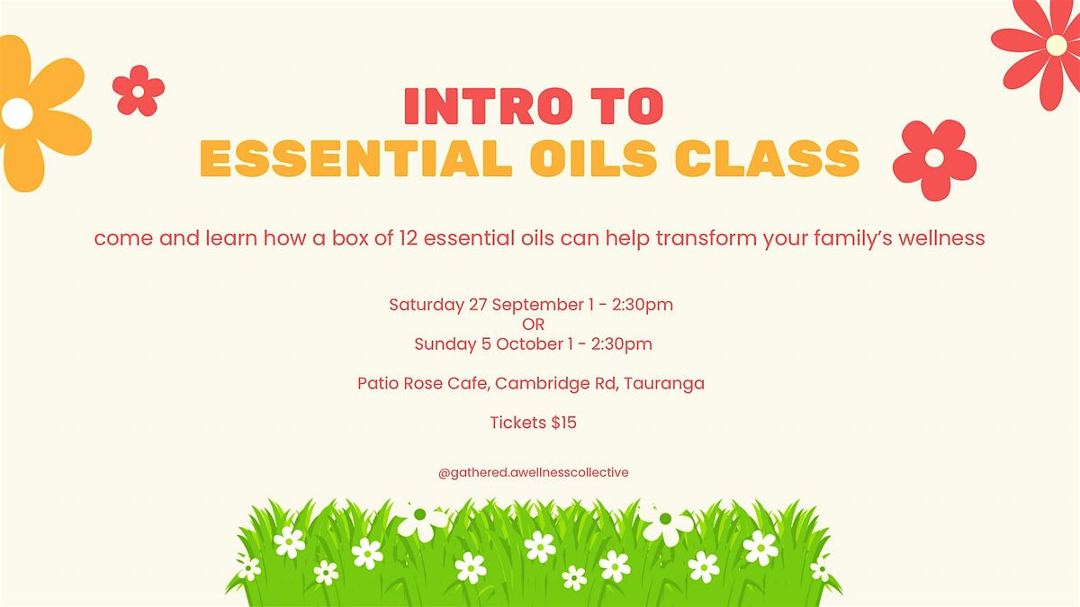 Intro to Essential Oils Class
