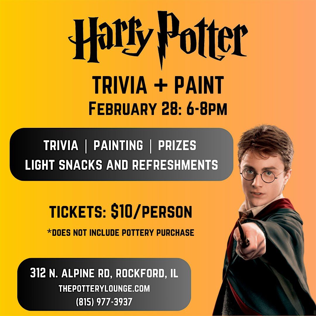 Harry Potter-y Trivia + Paint