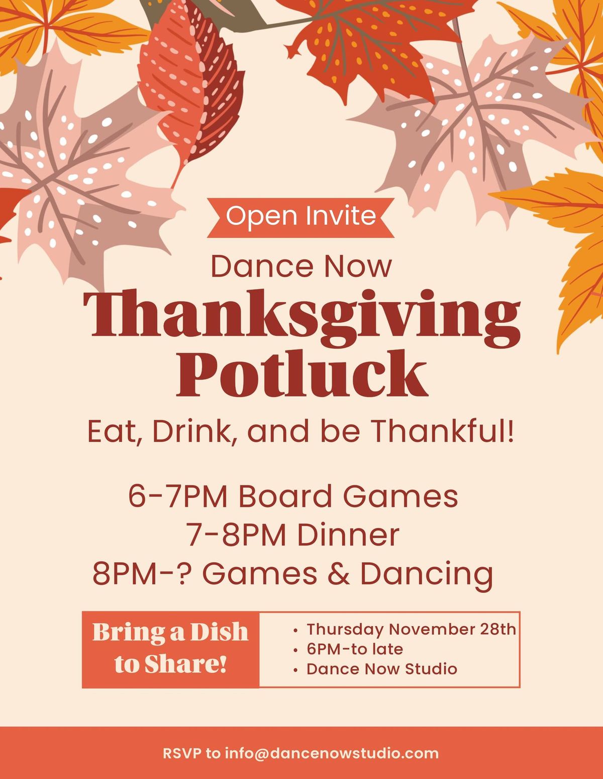 Thanksgiving Dinner & Fun