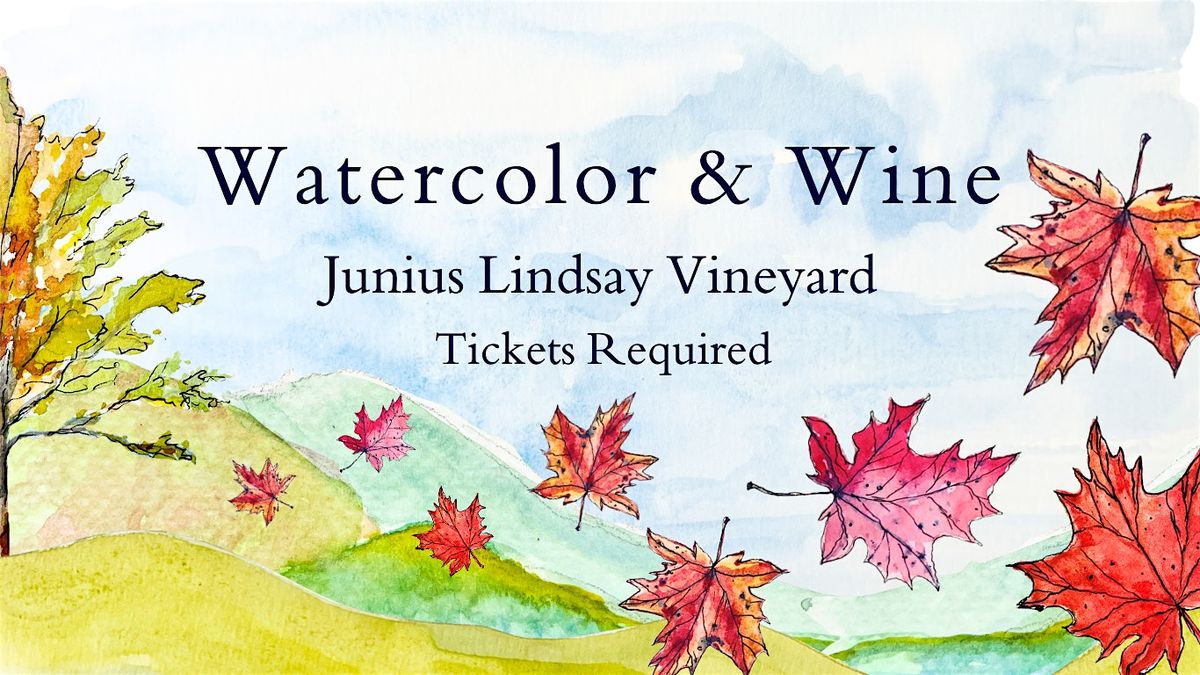 Fall Watercolor & Wine