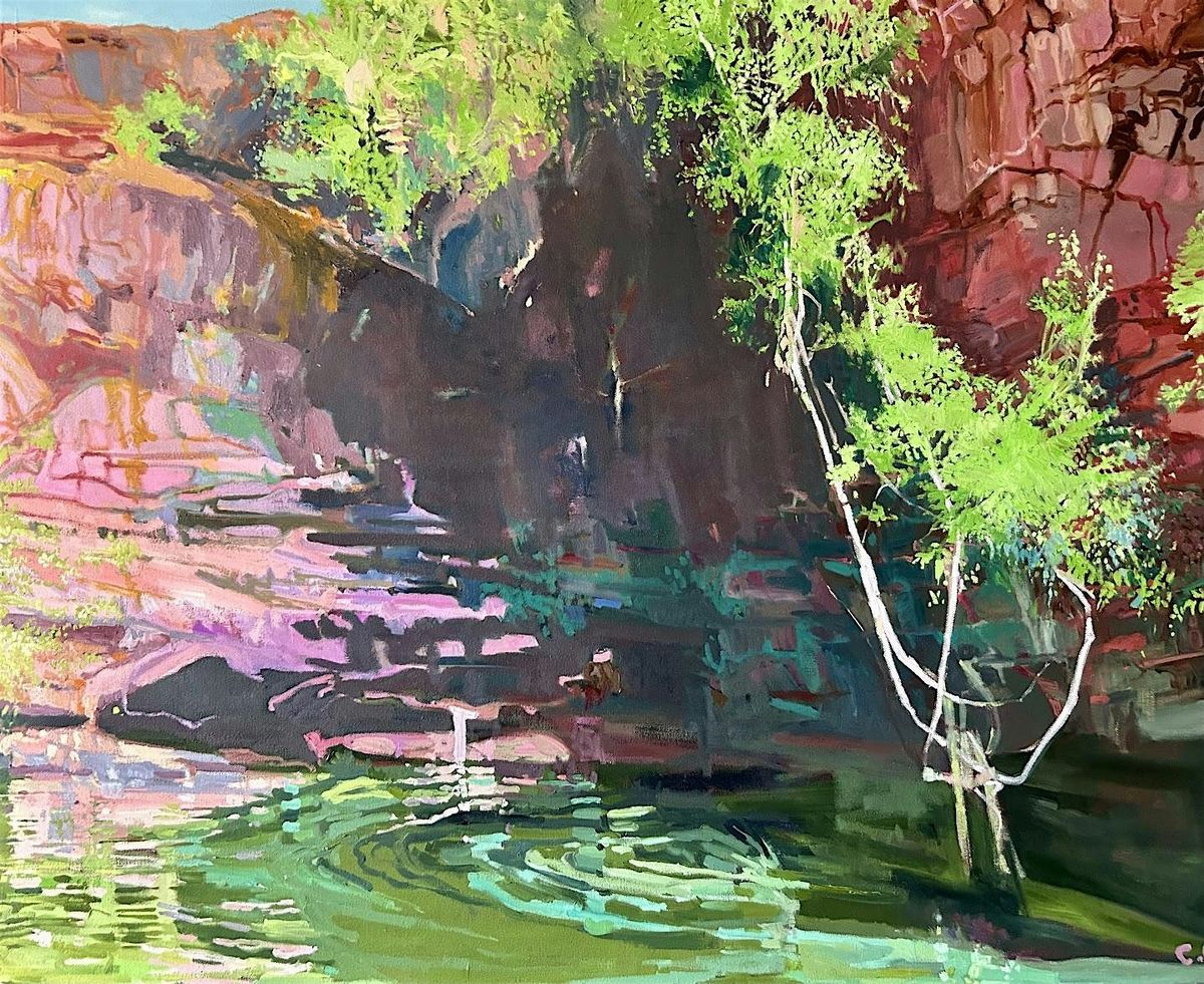 Painting Performance by Caroline Calway