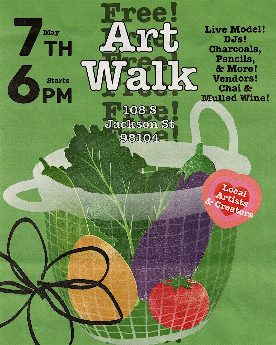 ART WALK! OPEN FIGURE CLASS & MARKET!