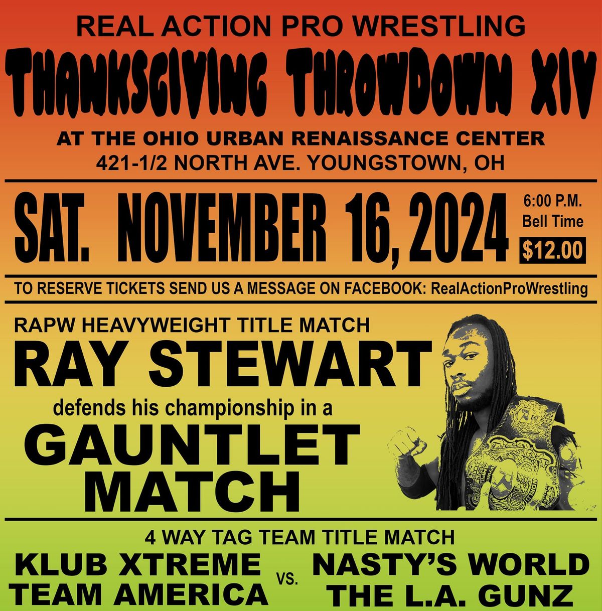 RAPW - Thanksgiving Throwdown XIV 