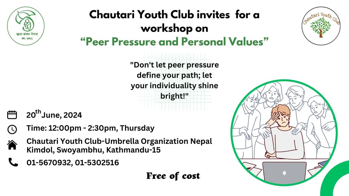 Peer Pressure and Personal Values workshop