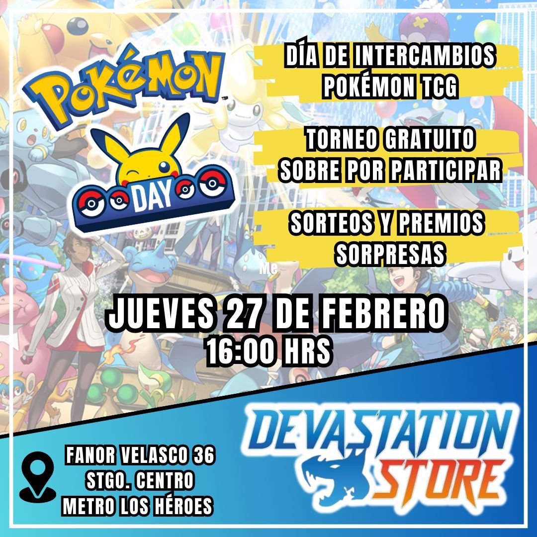 POKEMON DAY Devastation Center Santiago