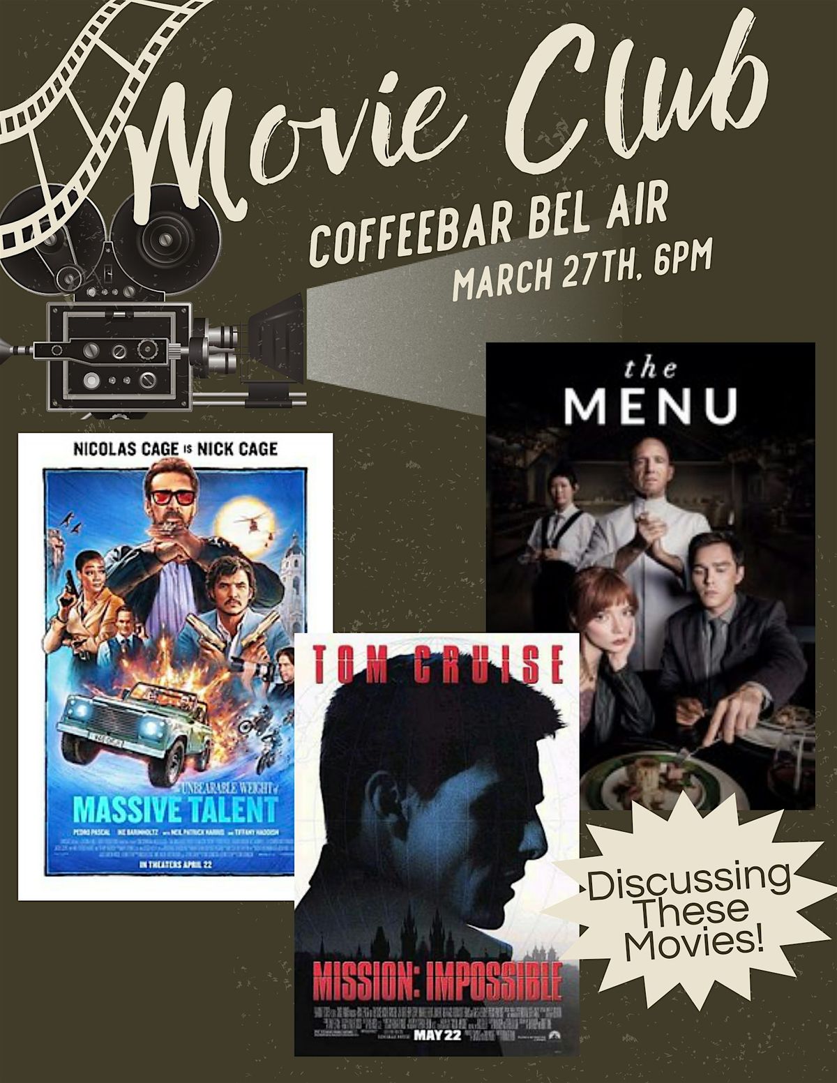 Movie Club - CoffeeBar Bel Air