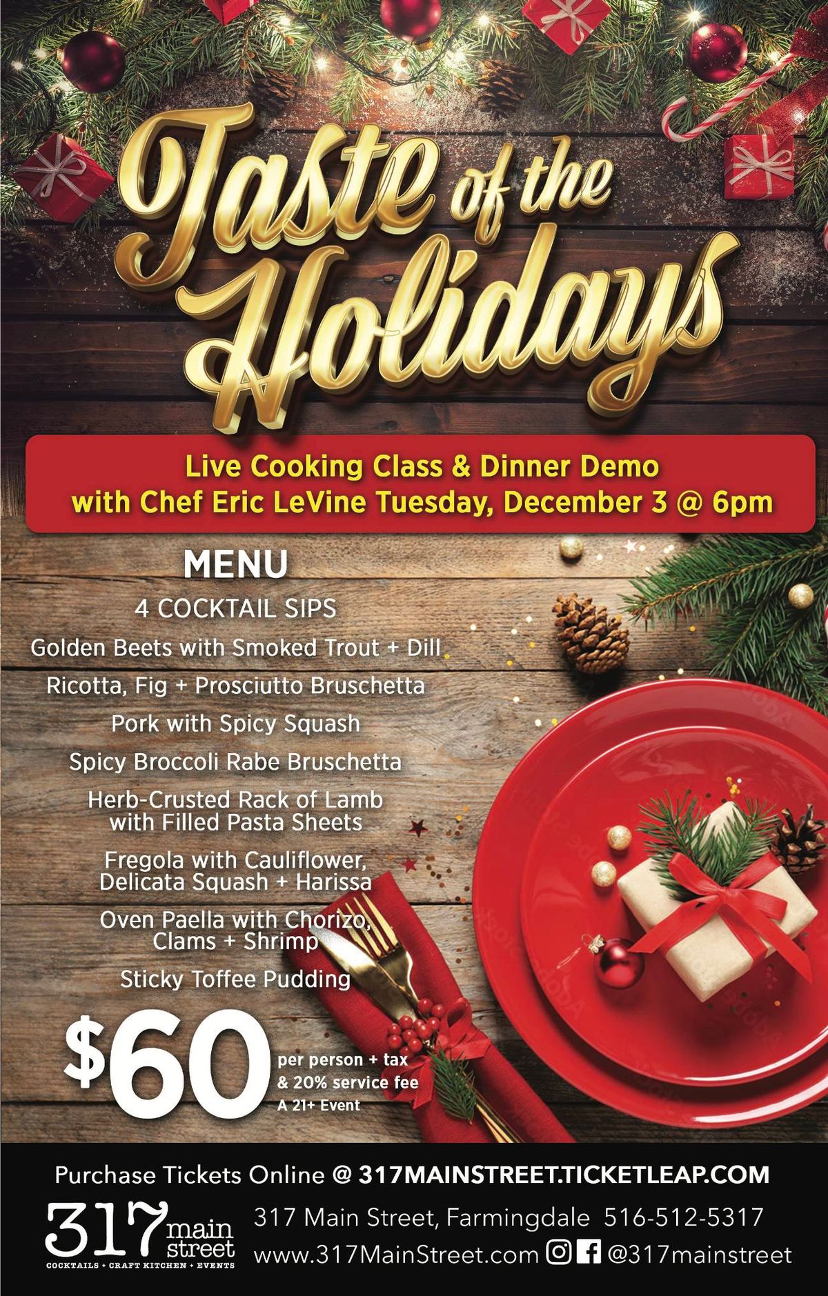 Taste Of The Holidays Cooking Class