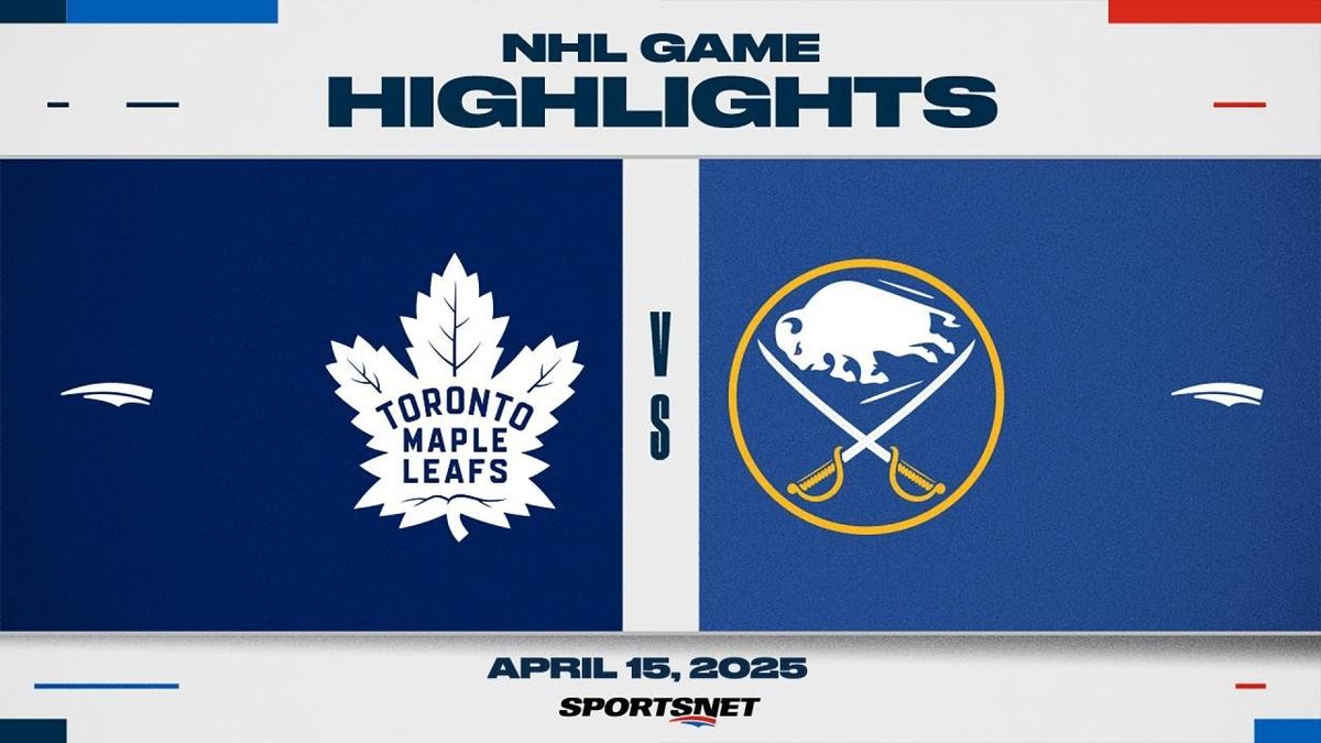 Toronto Maple Leafs vs. Buffalo Sabres