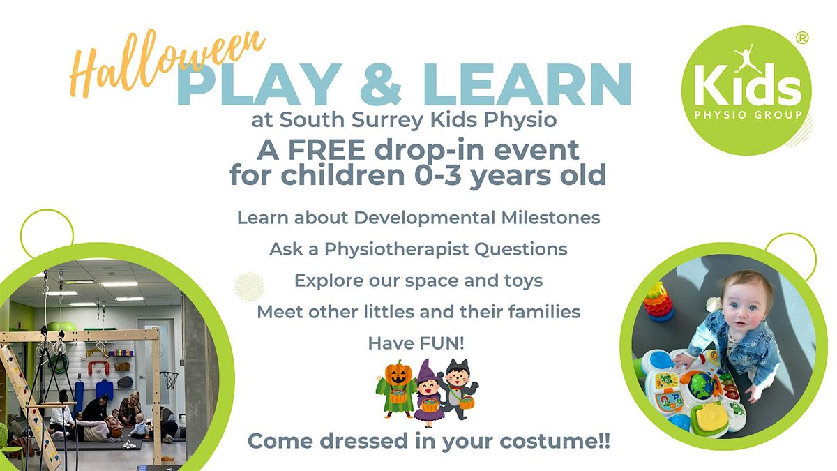 Baby & Toddler PLAY & LEARN - HALLOWEEN SPECIAL EVENT